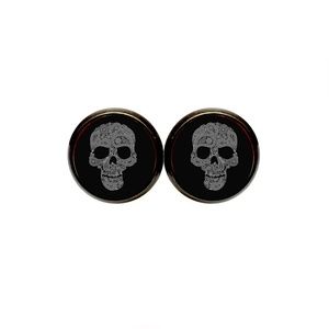 Paisley Skull Earrings - Sugar Skull